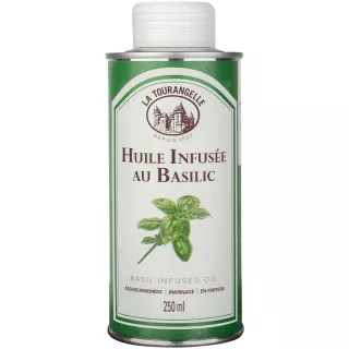 Huile infusée au Basilic (250ml)