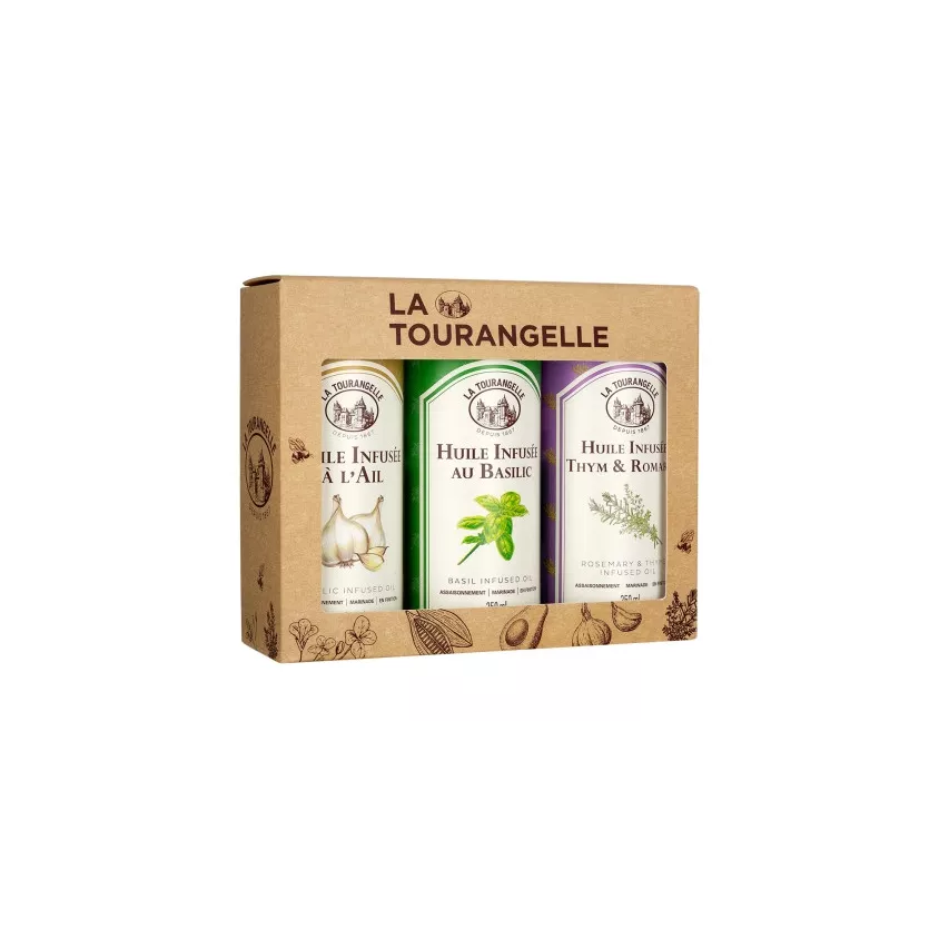 Coffret infusées : Basilic, Ail, Thym & Romarin