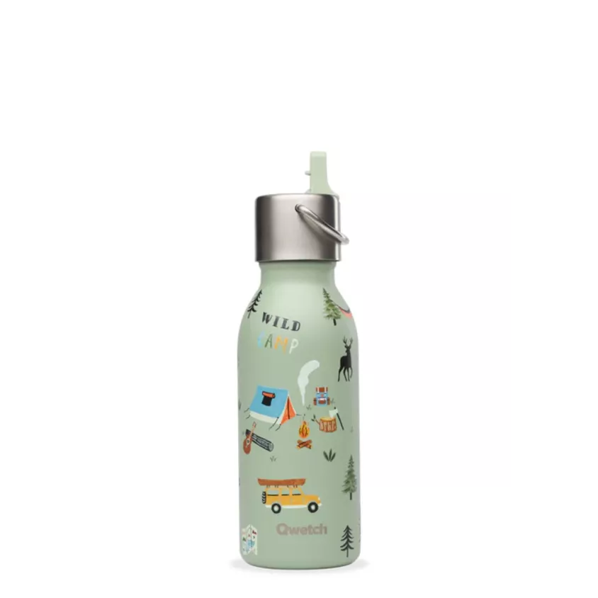 Bouteille isotherme 350ml ACTIVE KIDS VERT TILLEUL Quetsch