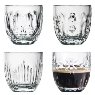 Coffret 4 tasses à expresso Troquet 10cl - LA ROCHÈRE