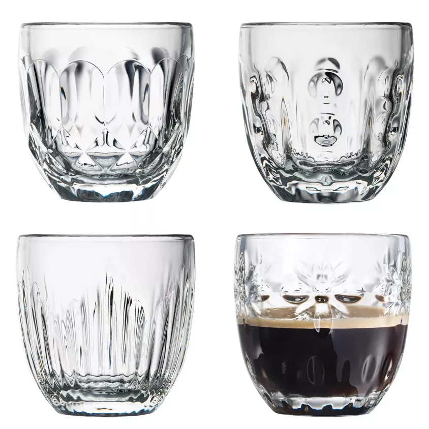 Coffret 4 tasses à expresso Troquet 10cl - LA ROCHÈRE