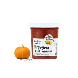 Confiture de potiron à la vanille 220g