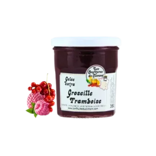 Gelée de framboises groseilles 350g