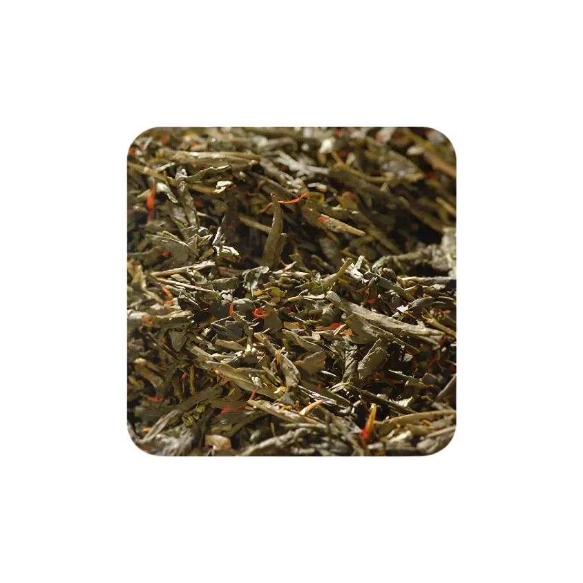 Thé vert Sencha red Ginseng orange sanguine