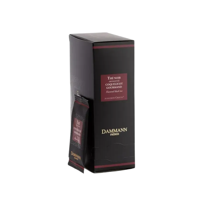 Thé coquelicot gourmand 24 sachets suremballés