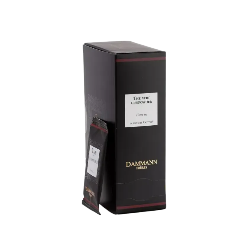 Thé vert Chine Gunpowder 24 sachets suremballés