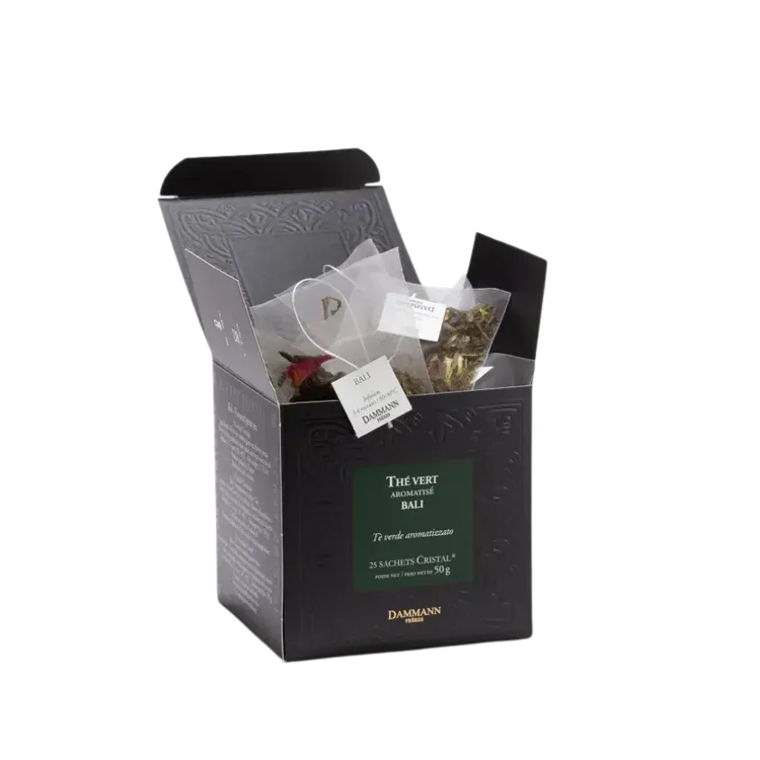 Thé vert BALI, 25 SACHETS CRISTAL® Dammann
