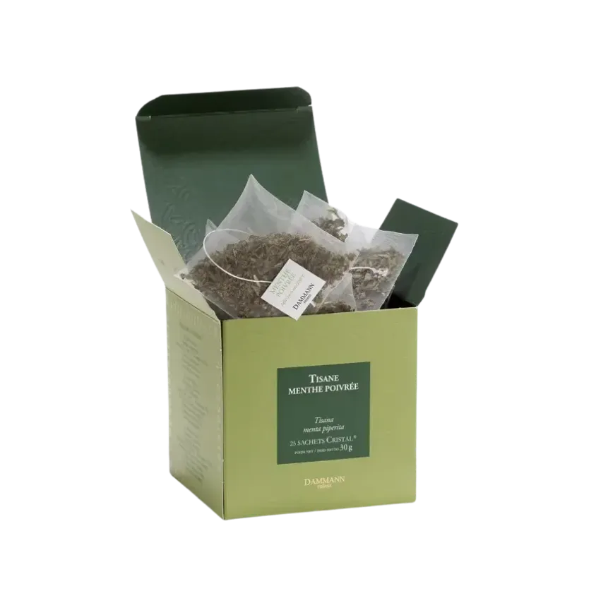 MENTHE POIVRÉE, 25 SACHETS CRISTAL ® DAMMANN
