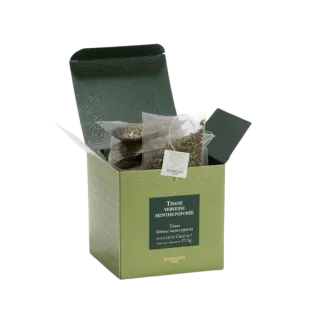 VERVEINE-MENTHE POIVRÉE, 25 SACHETS CRISTAL® DAMMANN