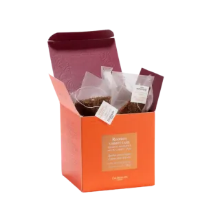 ROOIBOS CARROT CAKE, 25 SACHETS CRISTAL® DAMMANN