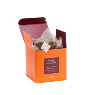 ROOIBOS FRUITS ROUGES, 25 SACHETS CRISTAL ® DAMMANN
