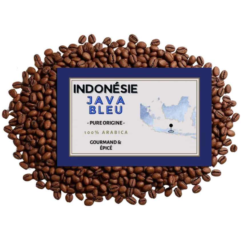 Java bleu d'Indonésie