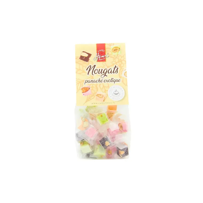 Bonbons de nougats assortis exotique