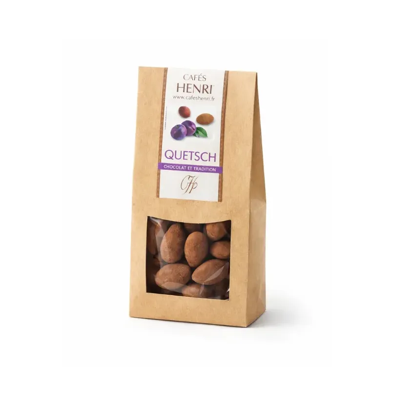 Chocolat croustillant finement parfumé à l'eau de vie de Quetsche