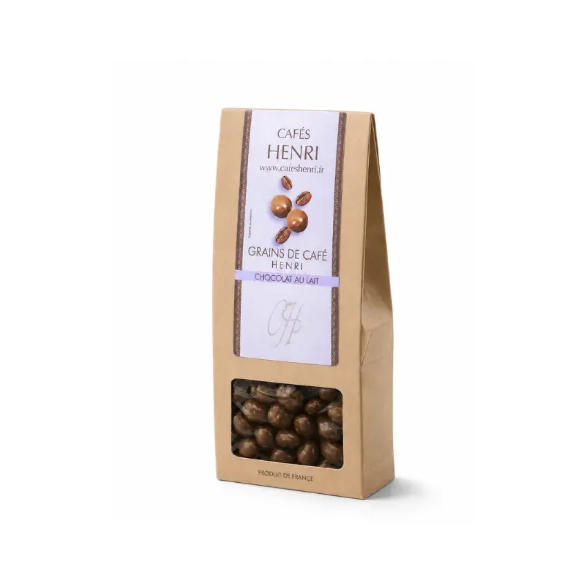 Grains de café enrobés de chocolat au lait