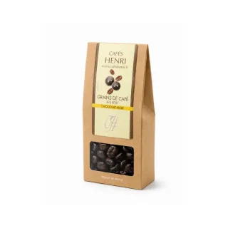 Grains de café enrobés de chocolat noir