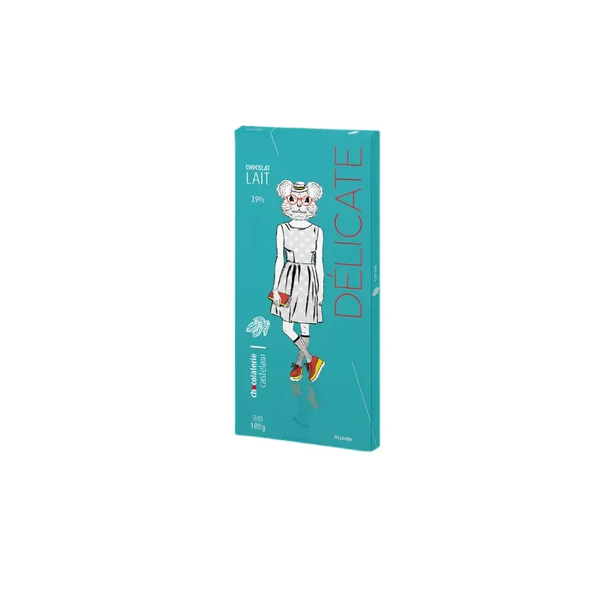 Tablette chocolat lait 39% BIO 100g