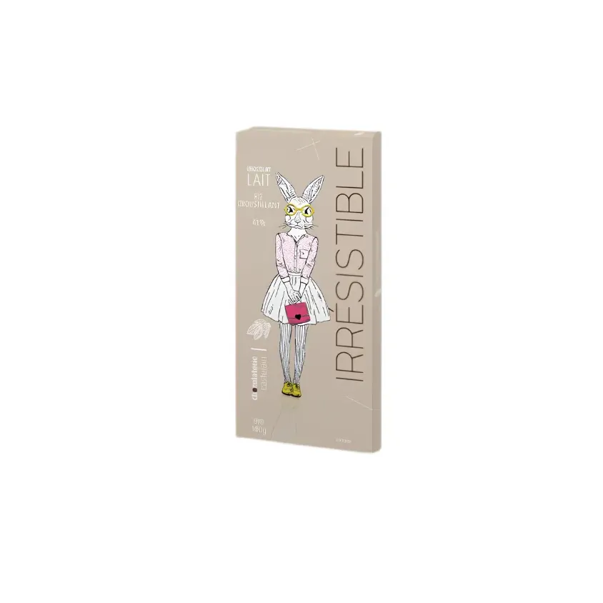 Tablette chocolat au lait 41% et céréales 100g