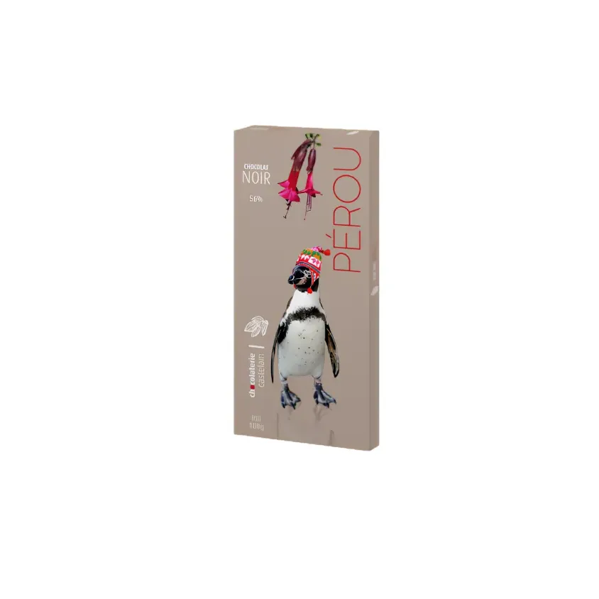 Tablette chocolat noir Pérou 56% BIO 100g