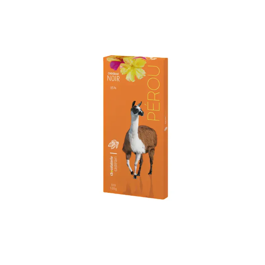 Tablette chocolat noir Pérou 85% BIO 100g