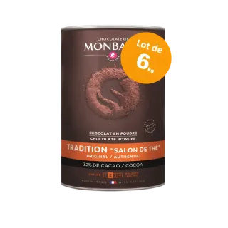 Chocolat chaud tradition - Monbana - Lot de 6