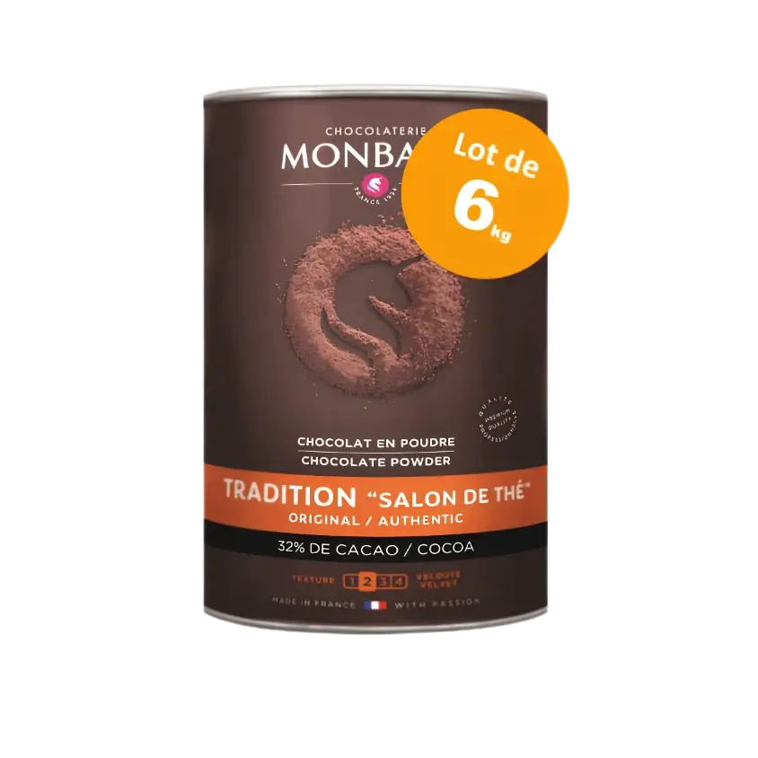 Chocolat chaud tradition - Monbana - Lot de 6
