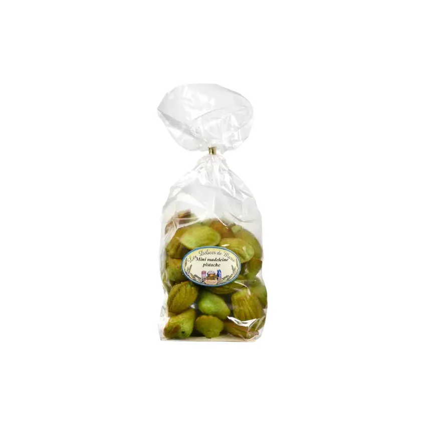 Mini-madeleines pistache- Les Délices de Marie
