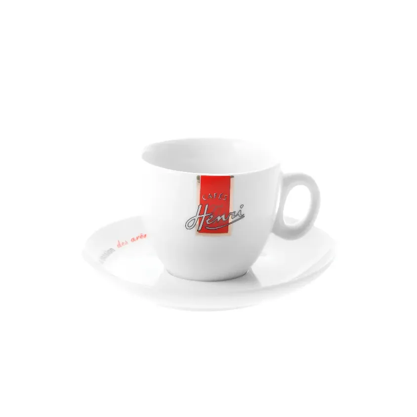 Tasses Henri Egg Espresso avec sous-tasses 9 cl – lot de 6