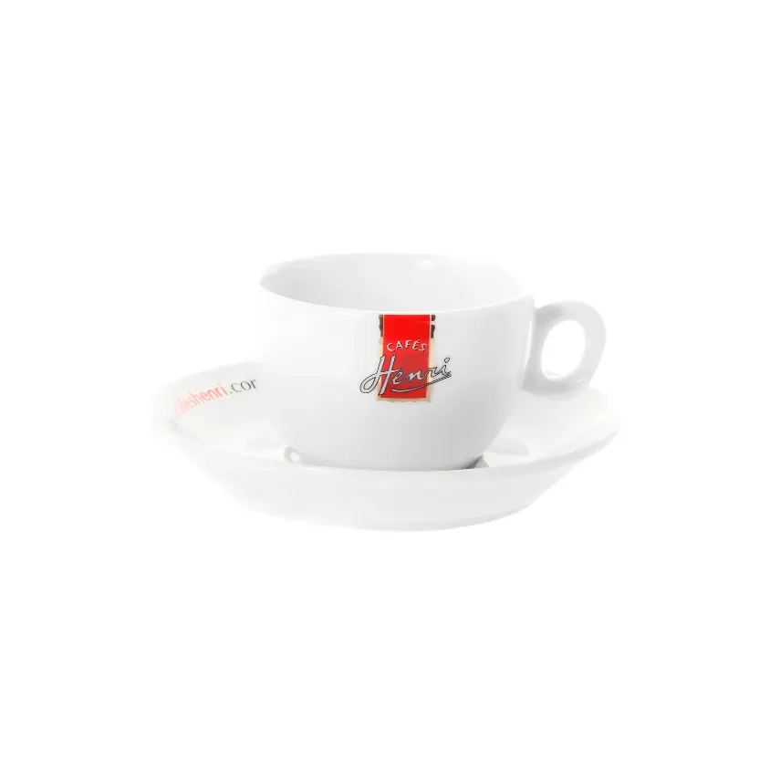 Tasses Henri Egg Cappuccino avec sous-tasses 18 cl – lot de 6