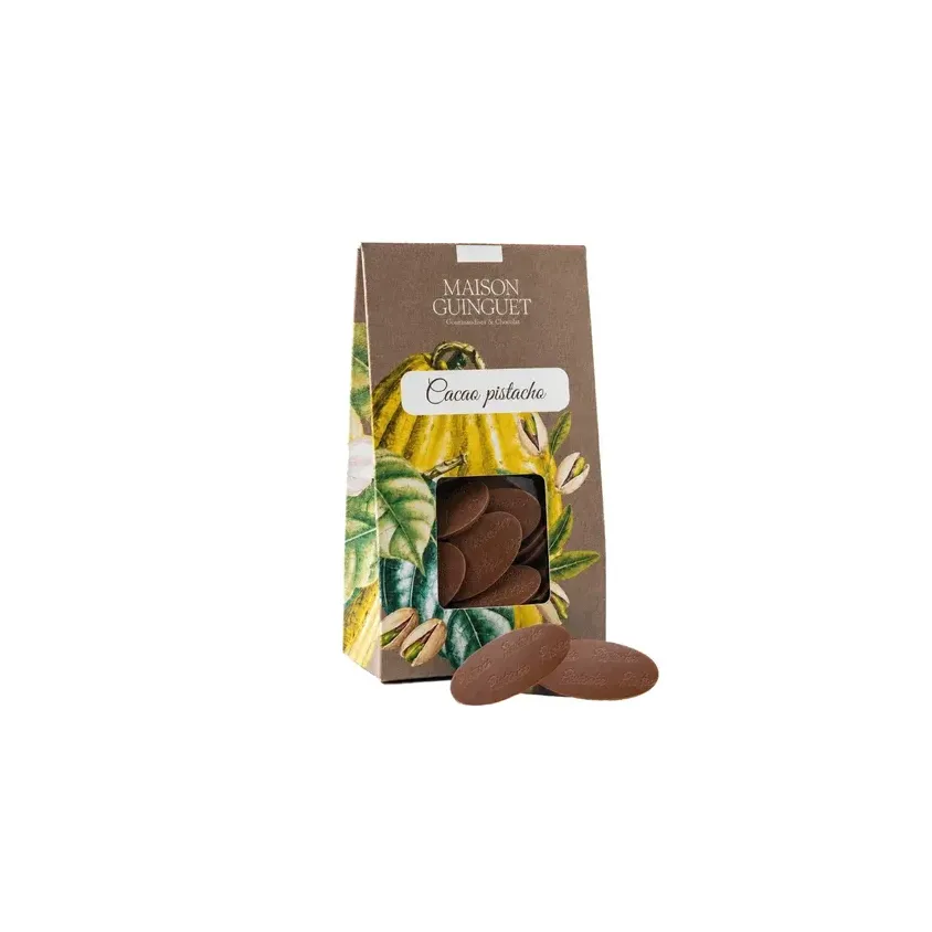 Cacao Pistacho praliné pistache 95 g | Maison Guinguet