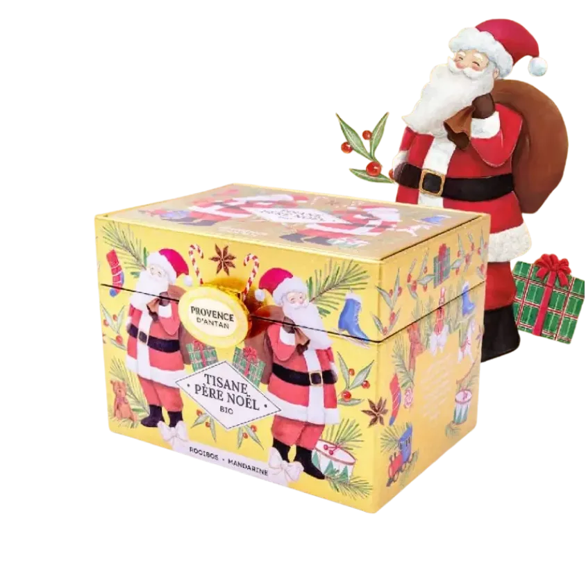 Coffret Tisane Père Noël Bio Rooibos Mandarine – 20 sachets