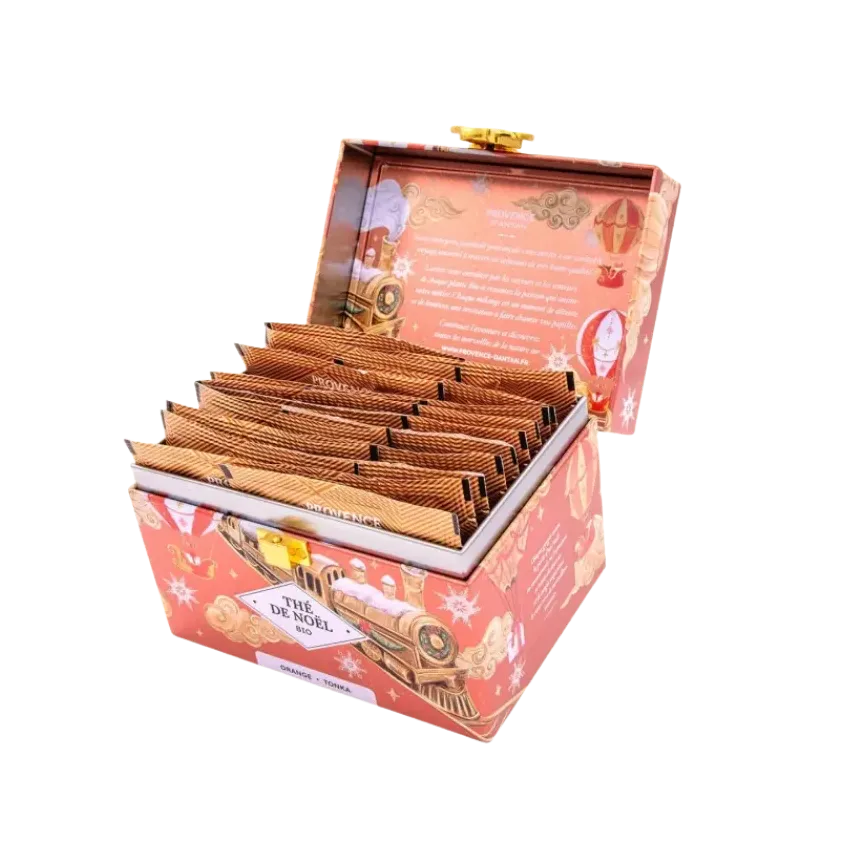Thé blanc de Noël Bio Orange & Fève de Tonka – 20 sachets