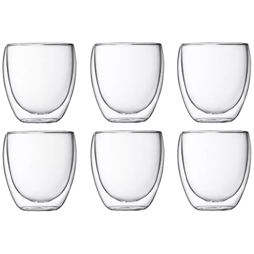 Pavina double paroi 25cl Bodum - Lot de 6
