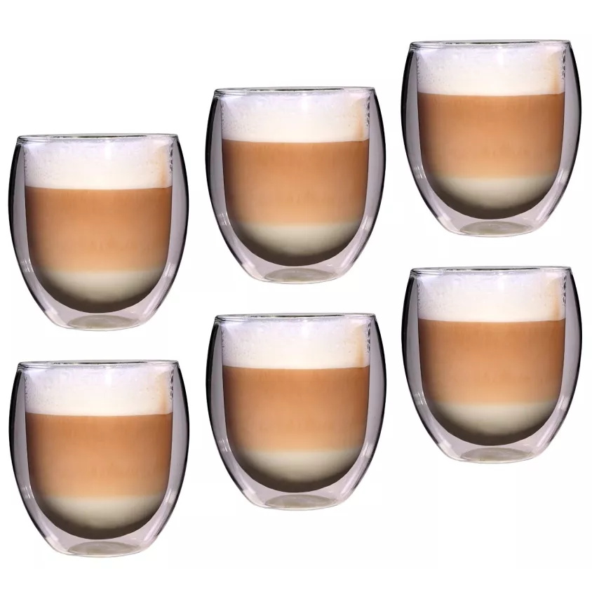 Pavina double paroi 8cl Bodum - Lot de 6