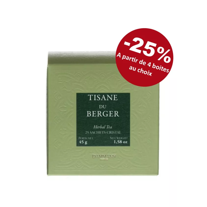 Tisane du berger 25 sachets cristal