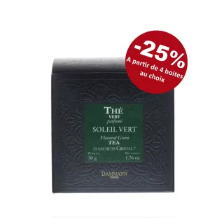 SOLEIL VERT, 25 SACHETS CRISTAL ® DAMMANN