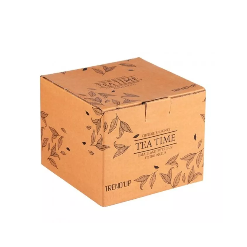 Théière en fonte bleu Octo 1L