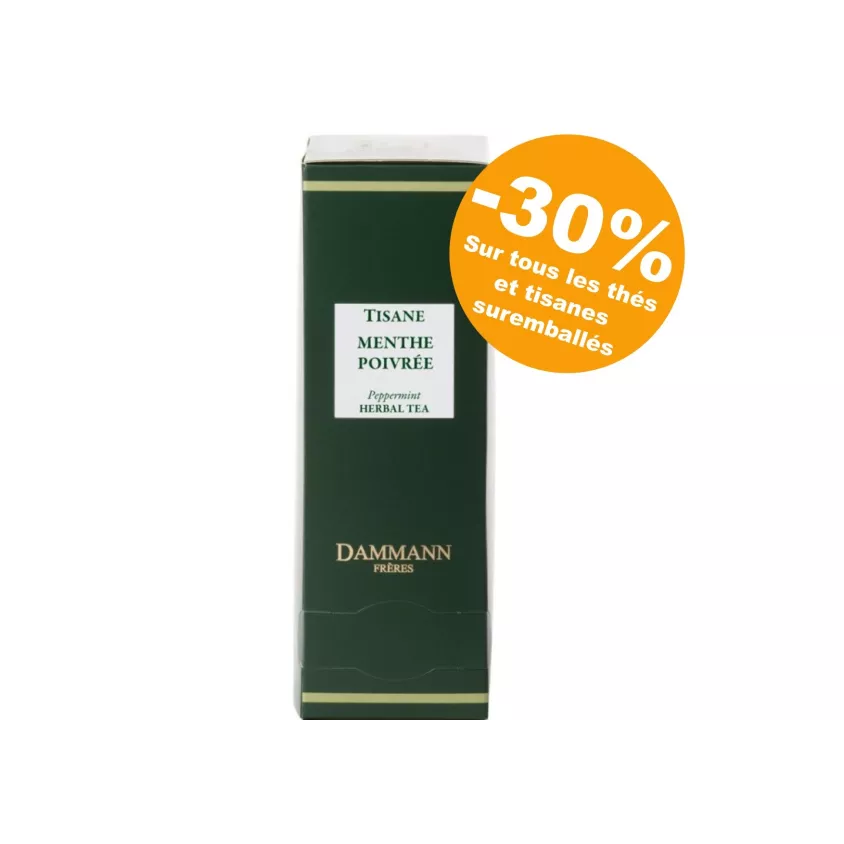 Tisane menthe 24 sachets suremballés