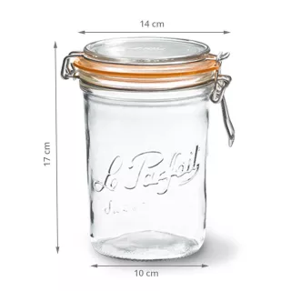 Bocal avec couvercle 1L "Le Parfait Super"