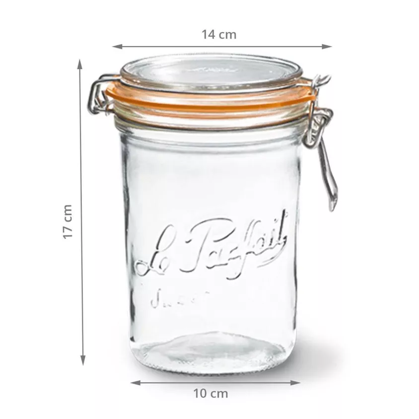 Bocal avec couvercle 1L "Le Parfait Super"