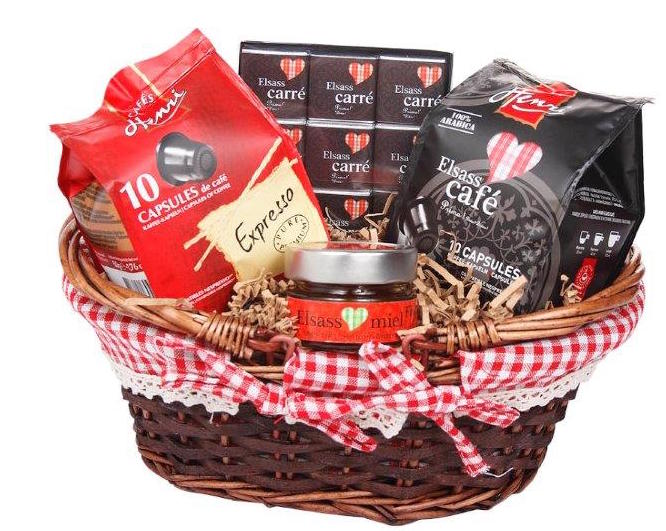 Coffret gourmand cafe grains & chocolats